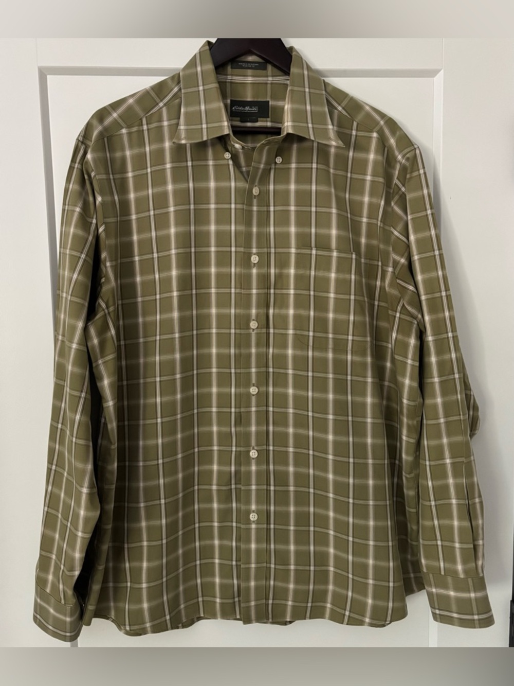 Eddie Bauer Men’s Button-Down Shirt, Size L